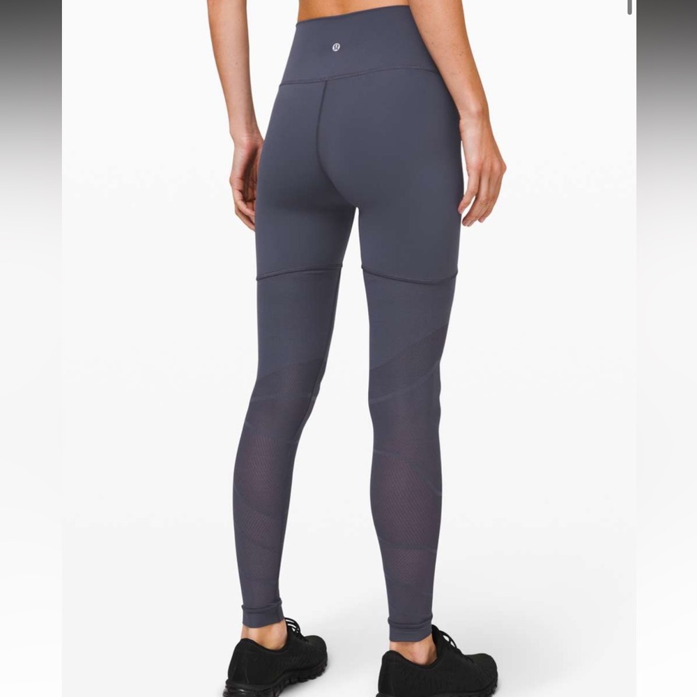 Lululemon Sheer Will HR 28" *Pulse - Stone Blue size 6